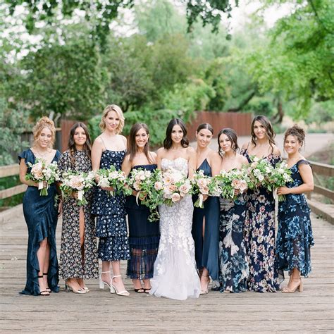 casual navy bridesmaid dresses